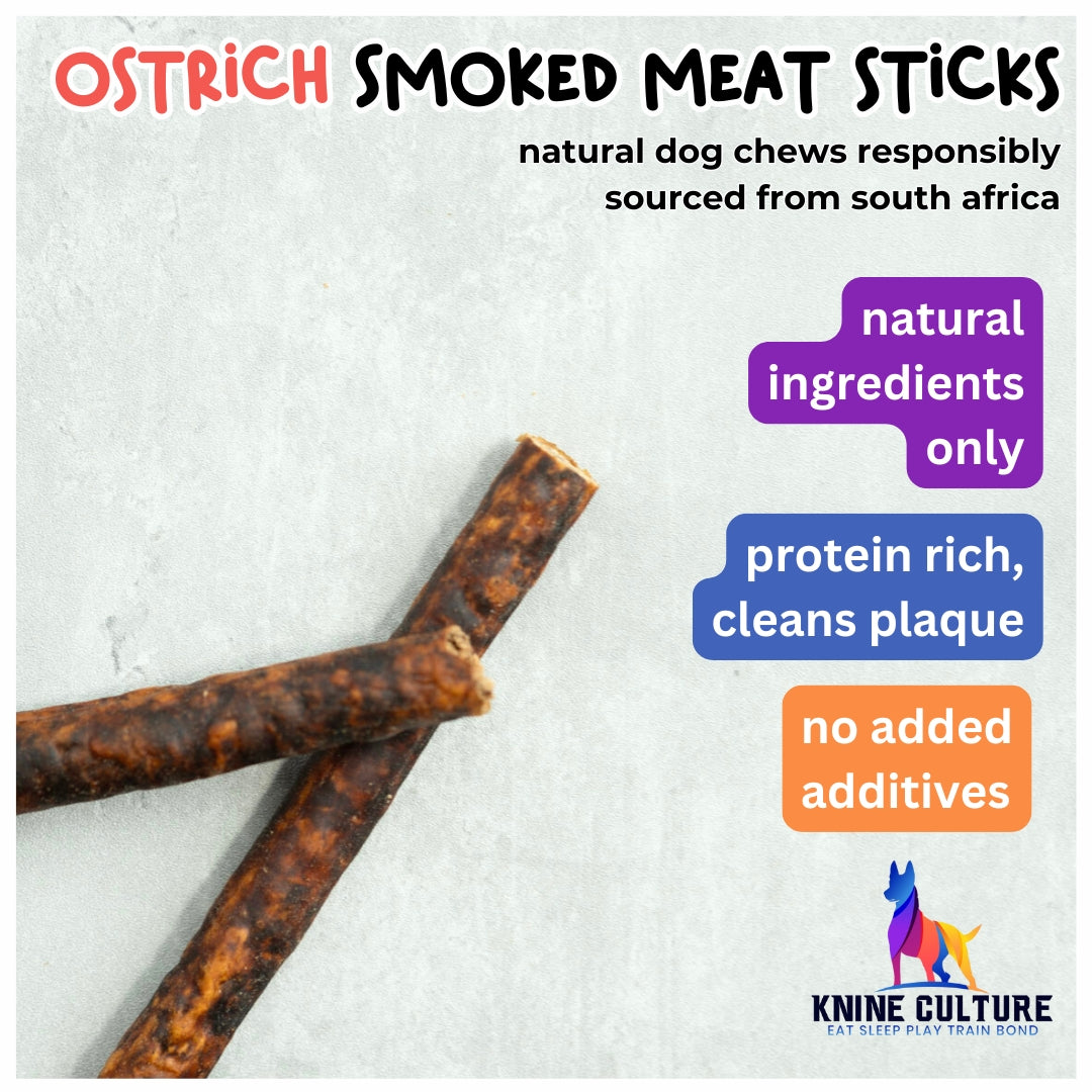 Ostrich Smoked Meat Sticks (3pc)